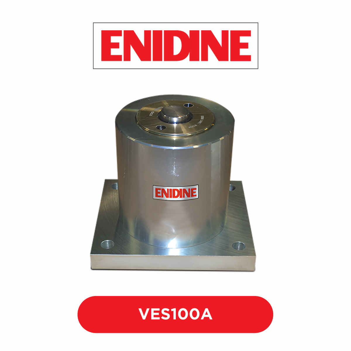 Фото Вязкоэластичные опоры для компонентов гидротурбин Enidine VES100A, чертежи, характеристики, размеры
