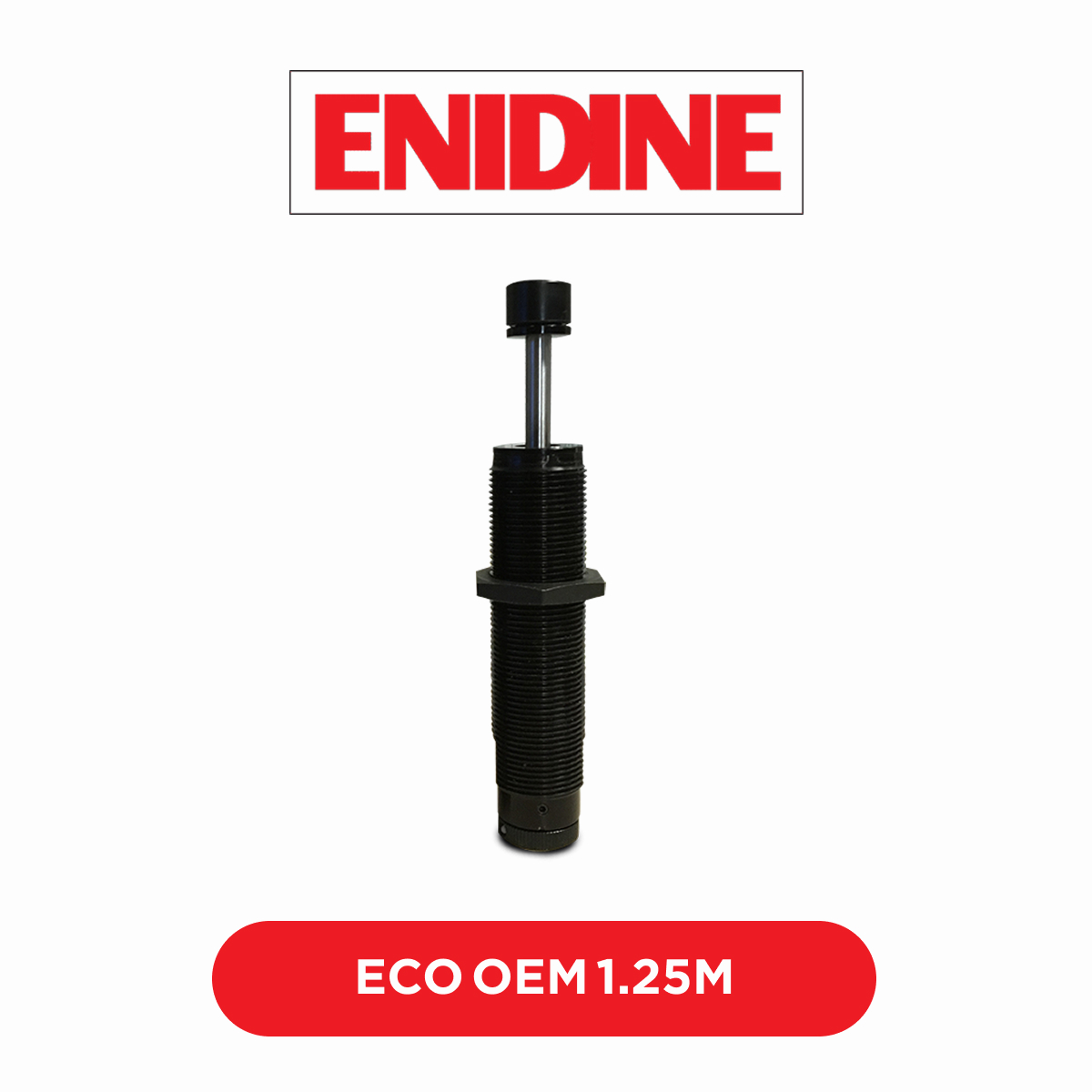 Фото Регулируемые амортизаторы Enidine ECO OEM 1.25M, чертежи, характеристики, размеры