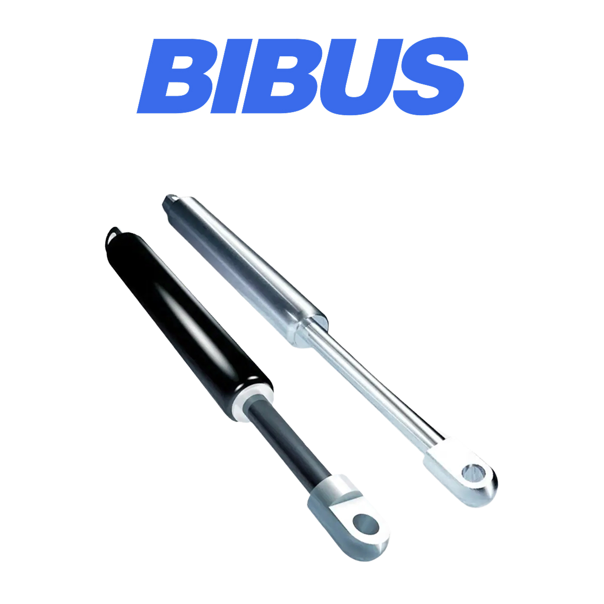 Фото Стандартные  газовые пружины QS BIBUS, чертежи, характеристики, размеры