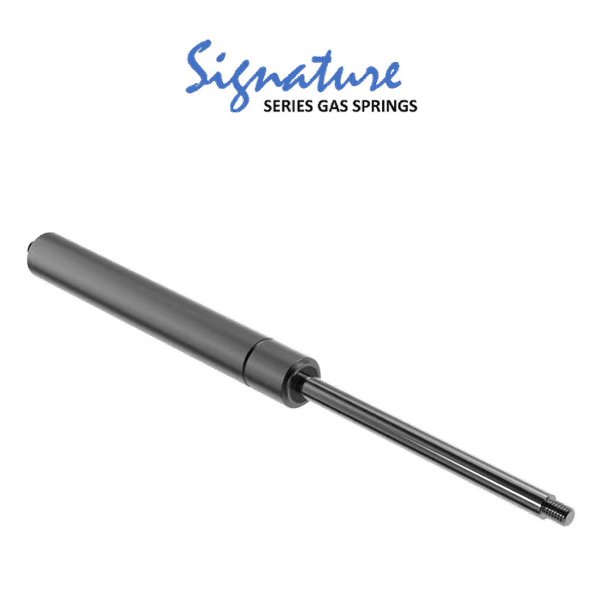 Фото Чёрные газовые пружины Signature Series, чертежи, характеристики, размеры
