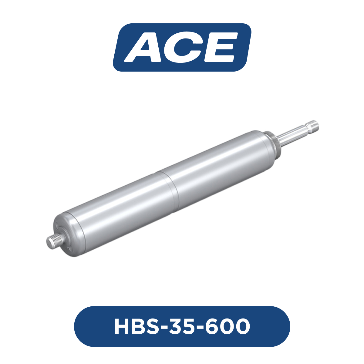 Фото Гидравлические демпферы ACE HBS-35-600, чертежи, характеристики, размеры