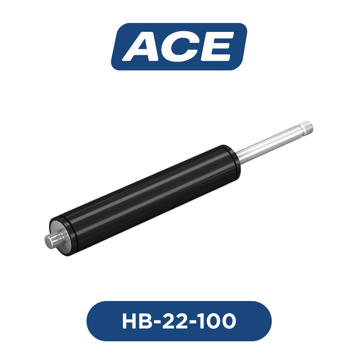 Фото Гидравлические демпферы ACE HB-22-100, чертежи, характеристики, размеры