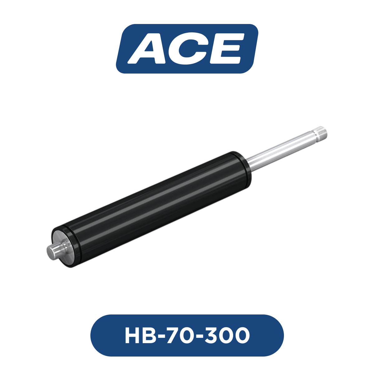 Фото Гидравлические демпферы ACE HB-70-300, чертежи, характеристики, размеры