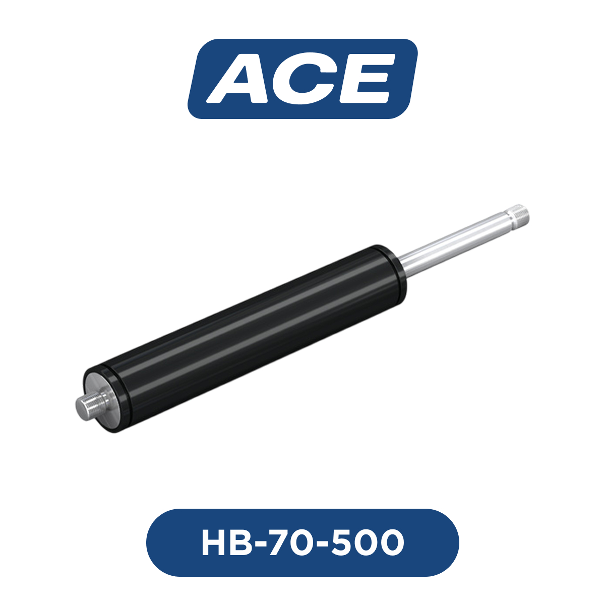 Фото Гидравлические демпферы ACE HB-70-500, чертежи, характеристики, размеры